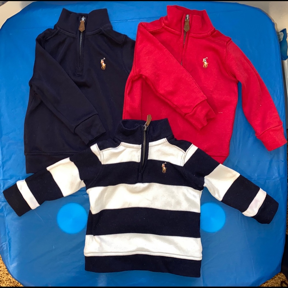 Ralph Lauren Cotton Interlock pullover 3 piece lot